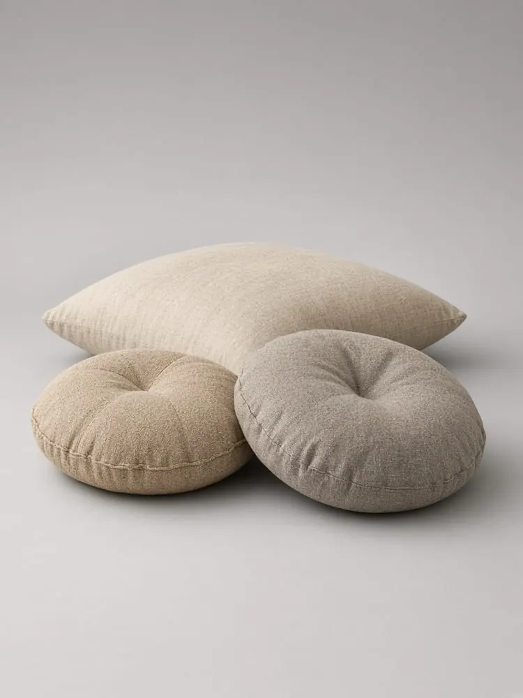 Studio product view of Gather Round Floor Cushion Trio